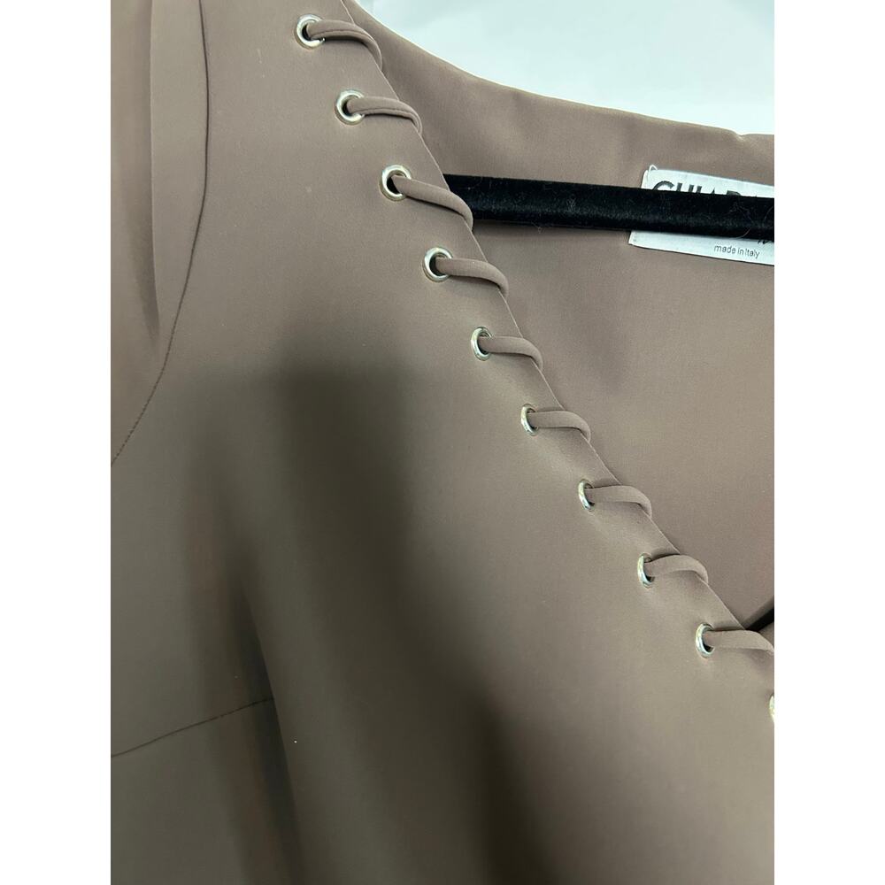 CHIARA BONI $868 Elma Long Sleeve Faux Wrap Cocktail Dress Size 42 (US Size - Picture 6 of 11